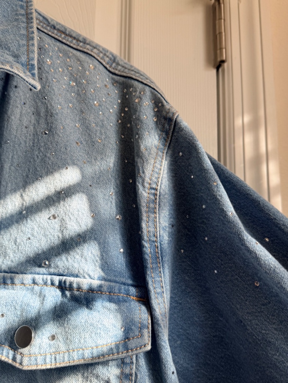 Denim Shacket - Picture 4 of 5